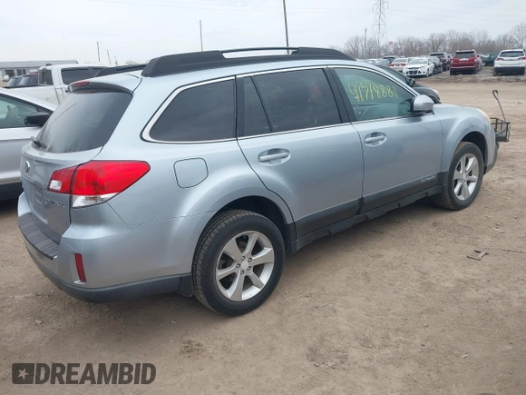 2013 Subaru Outback Premium with VIN 4S4BRCGC4D3281879, listed as a IAAI auction lot 41718881 with 154,703 mi miles and . Bid and sale history available at DreamBid. Image 4.