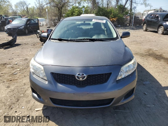 2009 Toyota Corolla with VIN JTDBL40E99J006440, listed as a Copart auction lot 53666405 with 190,060 mi miles and Salvage Title. Bid and sale history available at carsss.com. Image 5.
