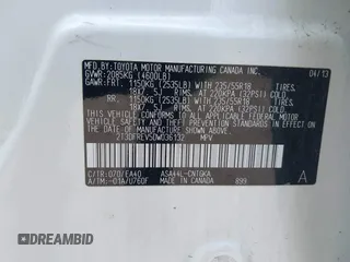 2013 Toyota RAV4 Limited with VIN 2T3DFREV5DW036132, listed as a IAAI auction lot 42098015 with 77,324 mi miles and . Bid and sale history available at DreamBid. Image 9.