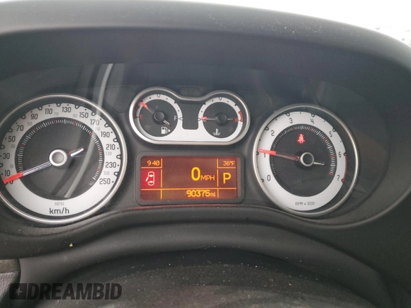 2014 FIAT 500L Trekking with VIN ZFBCFADH4EZ023773, listed as a Copart auction lot 45452395 with 90,375 mi miles and Salvage Title. Bid and sale history available at DreamBid. Image 9.