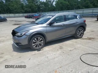 2017 Infiniti QX30 Premium with VIN SJKCH5CR2HA024168, listed as a Copart auction lot 59262525 with 61,846 mi miles and Salvage title. Bid and sale history available at DreamBid. Image 1.