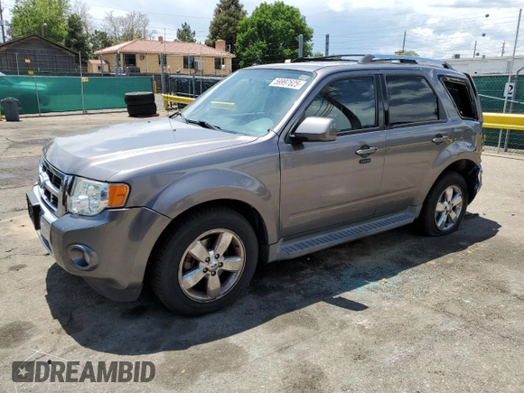 2010 Ford Escape Limited with VIN 1FMCU9EG5AKD32691, listed as a Copart auction lot 59997625 with 143,159 mi miles and Salvage title. Bid and sale history available at DreamBid. Image 1.