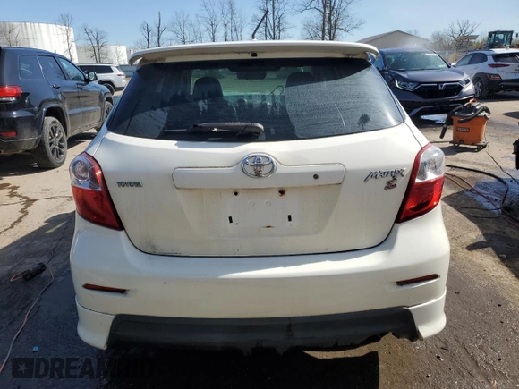 2010 Toyota Matrix S with VIN 2T1KE4EE9AC035889, listed as a Copart auction lot 54333535 with 166,206 mi miles and Salvage Title. Bid and sale history available at DreamBid. Image 6.
