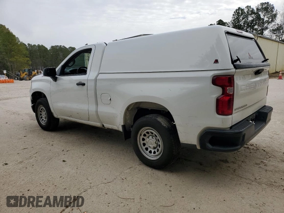 2023 Chevrolet Silverado 1500 Work Truck with VIN 3GCNAAEK9PG363258, listed as a Copart auction lot 48119675 with Not Provided miles and Clean Title. Bid and sale history available at carsss.com. Image 2.
