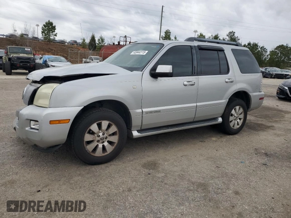 2009 Mercury Mountaineer with VIN 4M2EU37E39UJ02437, listed as a Copart auction lot 45944115 with 221,162 mi miles and Salvage Title. Bid and sale history available at carsss.com. Image 1.