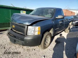 2013 Chevrolet Silverado 1500 Work Truck with VIN 1GCNCPEX8DZ124501, listed as a Copart auction lot 42333895 with 219,810 mi miles and Salvage Title. Bid and sale history available at DreamBid. Image 1.