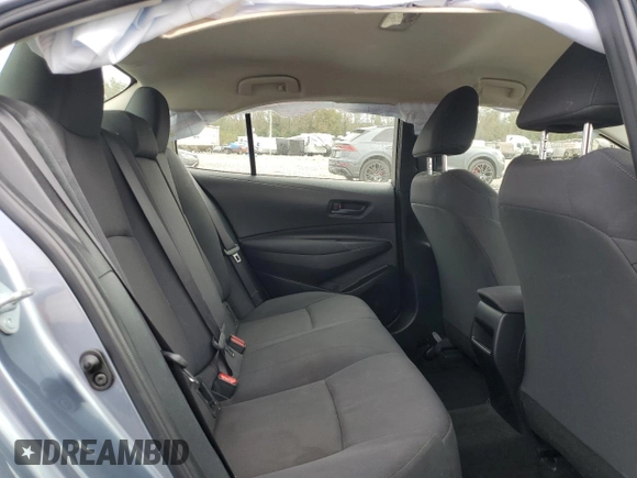 2022 Toyota Corolla LE with VIN JTDEPMAE0NJ190659, listed as a Copart auction lot 80518164 with 52,440 mi miles and Salvage Title. Bid and sale history available at carsss.com. Image 10.