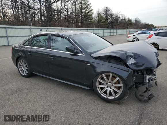 2012 Audi A4 2.0T Premium Plus with VIN WAUFFAFL0CN002562, listed as a Copart auction lot 50195465 with 0 mi miles and Salvage Title. Bid and sale history available at carsss.com. Image 4.