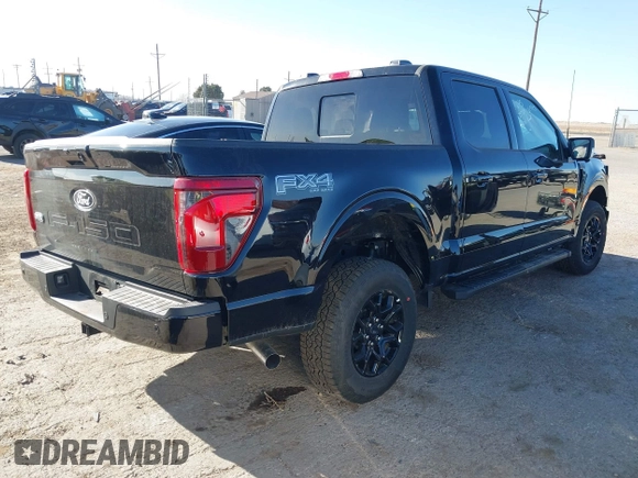 2024 Ford F-150 XLT with VIN 1FTFW3L86RKE42231, listed as a IAAI auction lot 41772884 with 1 mi miles. Bid and sale history available at carsss.com. Image 4.