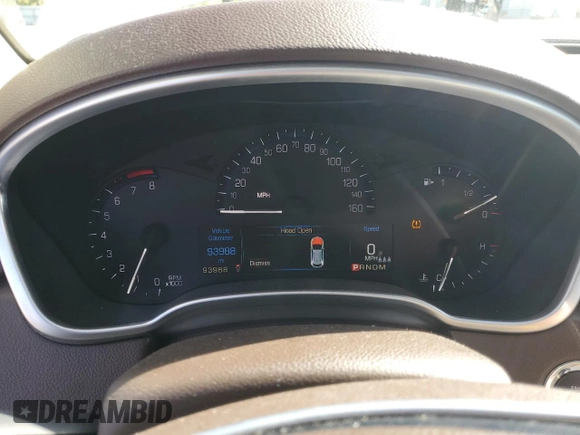 2015 Cadillac SRX Luxury Collection with VIN 3GYFNBE34FS555989, listed as a Copart auction lot 52765485 with 93,988 mi miles and Salvage Title. Bid and sale history available at DreamBid. Image 9.