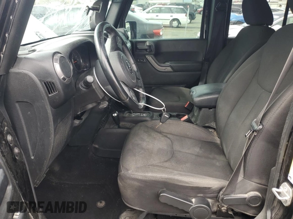 2017 Jeep Wrangler Unlimited Sport with VIN 1C4BJWDG6HL678021, listed as a Copart auction lot 54224725 with 97,644 mi miles and Salvage title. Bid and sale history available at DreamBid. Image 7.