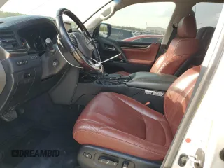 2016 Lexus LX 570 with VIN JTJHY7AX3G4191641, listed as a Copart auction lot 52580875 with 122,950 mi miles and Salvage Title. Bid and sale history available at DreamBid. Image 7.