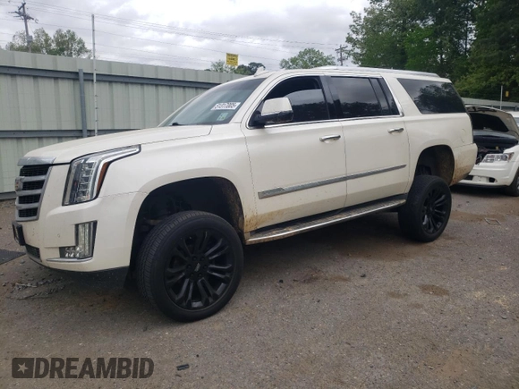 2015 Cadillac Escalade ESV Luxury z VIN 1GYS4SKJ5FR729401, wystawiony jako Copart lot #51317005 z przebiegiem 145 224 mil mil oraz Szkoda całkowita • Salvage title. Historia ofert i sprzedaży dostępna na DreamBid. Obrazek 1.