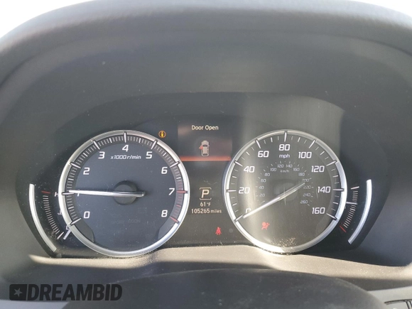 2015 Acura MDX Advance/Entertainment Pkg with VIN 5FRYD3H86FB007658, listed as a Copart auction lot 51811295 with 105,265 mi miles and Salvage Title. Bid and sale history available at carsss.com. Image 9.