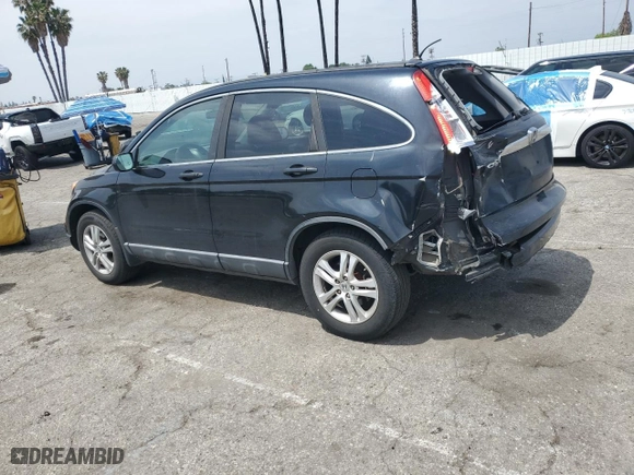 2010 Honda CR-V EX with VIN 5J6RE4H52AL007655, listed as a Copart auction lot 53247605 with 170,565 mi miles and Salvage Title. Bid and sale history available at carsss.com. Image 2.