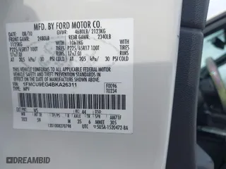 2011 Ford Escape Limited with VIN 1FMCU9EG4BKA26311, listed as a IAAI auction lot 41837942 with 115,755 mi miles. Bid and sale history available at carsss.com. Image 9.