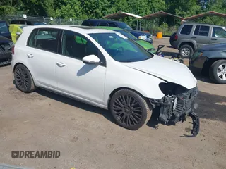 2010 Volkswagen Golf GTI with VIN WVWGV7AJ0AW245797, listed as a IAAI auction lot 42563626 with 127,932 mi miles and . Bid and sale history available at DreamBid. Image 1.