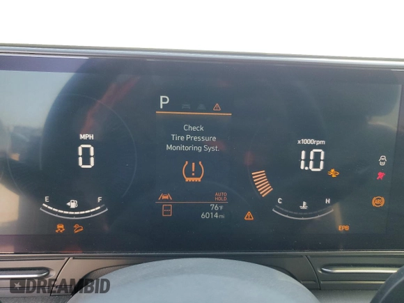 2024 Hyundai Kona SEL with VIN KM8HB3AB9RU101151, listed as a Copart auction lot 49746365 with 6,014 mi miles and Non Repairable. Bid and sale history available at carsss.com. Image 9.