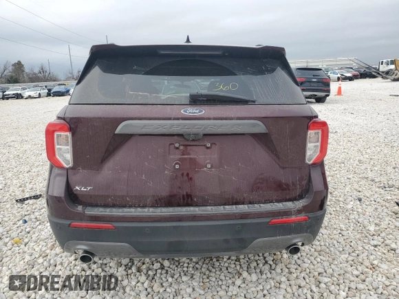 2022 Ford Explorer XLT with VIN 1FMSK7DH6NGA63920, listed as a Copart auction lot 87183954 with 30,619 mi miles and Salvage Title. Bid and sale history available at carsss.com. Image 6.