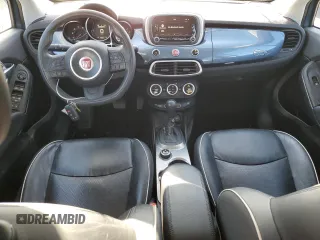 2017 FIAT 500X Lounge with VIN ZFBCFYDB0HP601372, listed as a Copart auction lot 56593345 with 44,962 mi miles and Salvage title. Bid and sale history available at DreamBid. Image 8.