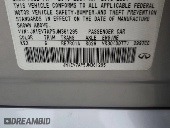 2021 Infiniti Q50 Red Sport 400 with VIN JN1FV7DP4MM850498, listed as a Copart auction lot 78503373 with 74,792 mi miles and Salvage Title. Bid and sale history available at DreamBid. Image 14.