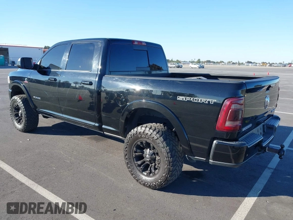 2019 Ram 2500 Laramie with VIN 3C6UR5FL8KG635673, listed as a IAAI auction lot 40607634 with 1 mi miles. Bid and sale history available at carsss.com. Image 3.