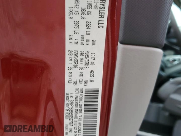 2009 Chrysler PT Cruiser Touring with VIN 3A8FY58959T567767, listed as a Copart auction lot 81705274 with 26,499 mi miles and Salvage Title. Bid and sale history available at carsss.com. Image 12.