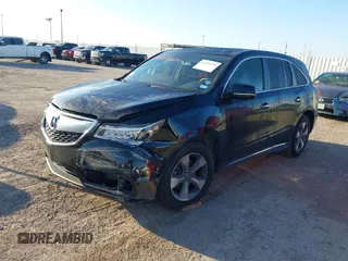 2014 Acura MDX with VIN 5FRYD3H24EB008446, listed as a IAAI auction lot 41214535 with 99,367 mi miles. Bid and sale history available at carsss.com. Image 14.