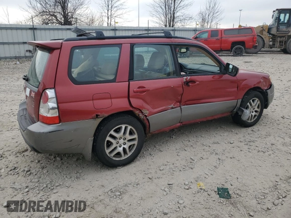 2006 Subaru Forester 2.5 X L.L. Bean Edition with VIN JF1SG67636H725688, listed as a Copart auction lot 82903324 with 160,524 mi miles and Non Repairable. Bid and sale history available at carsss.com. Image 3.