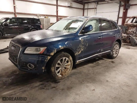 2017 Audi Q5 Premium with VIN WA1C2AFP0HA017253, listed as a IAAI auction lot 41387501 with 67,593 mi miles. Bid and sale history available at carsss.com. Image 2.