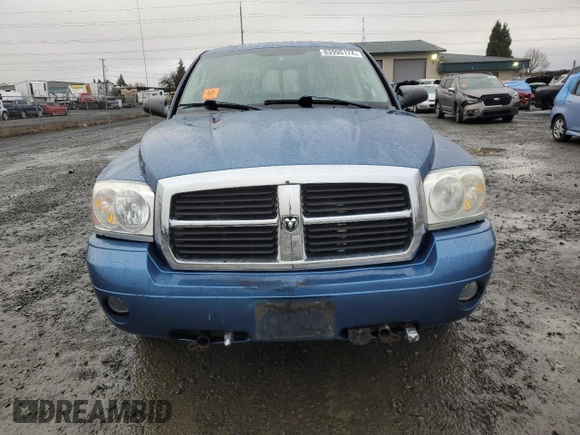 2005 Dodge Dakota Laramie with VIN 1D7HW58N35S225612, listed as a Copart auction lot 83990174 with Not Provided miles and Salvage Title. Bid and sale history available at DreamBid. Image 5.