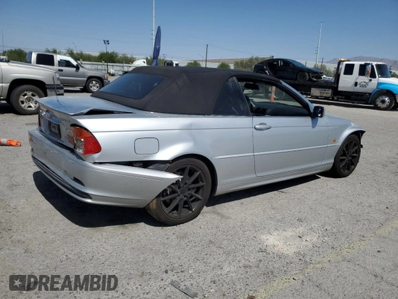 2001 BMW 3 Series 325Ci with VIN WBABS33451JY50461, listed as a Copart auction lot 62185615 with Not provided miles and Salvage title. Bid and sale history available at DreamBid. Image 3.
