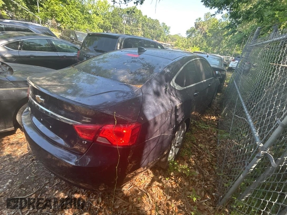 2018 Chevrolet Impala LT with VIN 2G1105S31J9153544, listed as a Copart auction lot 54958785 with 84,022 mi miles and Salvage Title. Bid and sale history available at DreamBid. Image 4.