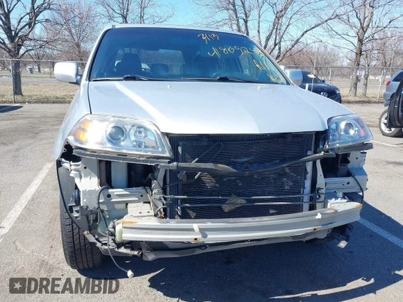 2005 Acura MDX with VIN 2HNYD18205H540383, listed as a IAAI auction lot 41805243 with 214,971 mi miles. Bid and sale history available at carsss.com. Image 6.