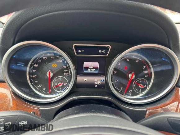 2018 Mercedes-Benz GLS 550 with VIN 4JGDF7DE1JB020273, listed as a Copart auction lot 47413425 with 36,949 mi miles and Clean title. Bid and sale history available at DreamBid. Image 8.