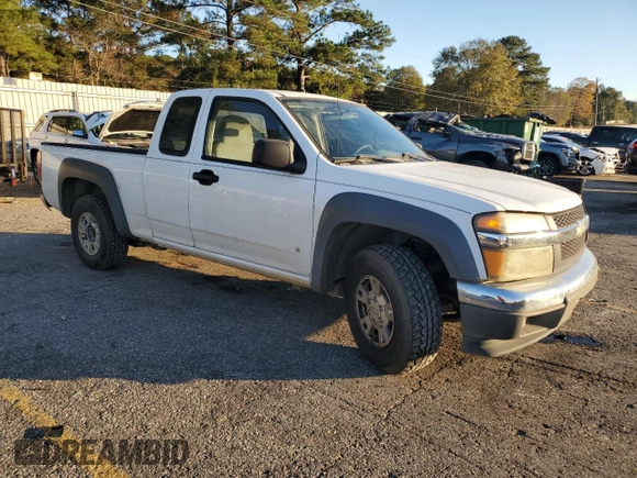 2008 Chevrolet Colorado LS with VIN 1GCCS199388160174, listed as a Copart auction lot 85333144 with 129,593 mi miles and Salvage Title. Bid and sale history available at carsss.com. Image 4.