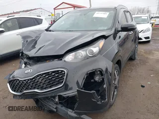 2021 Kia Sportage EX with VIN KNDPN3AC8M7912771, listed as a IAAI auction lot 41737909 with 31,614 mi miles and . Bid and sale history available at DreamBid. Image 2.