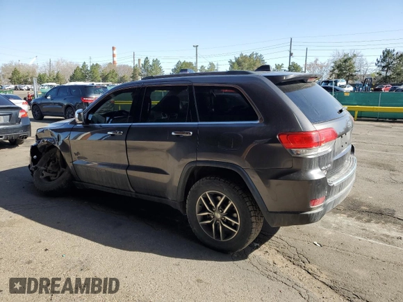 2018 Jeep Grand Cherokee Limited with VIN 1C4RJFBG5JC488542, listed as a Copart auction lot 52099495 with 57,305 mi miles and Salvage Title. Bid and sale history available at DreamBid. Image 2.