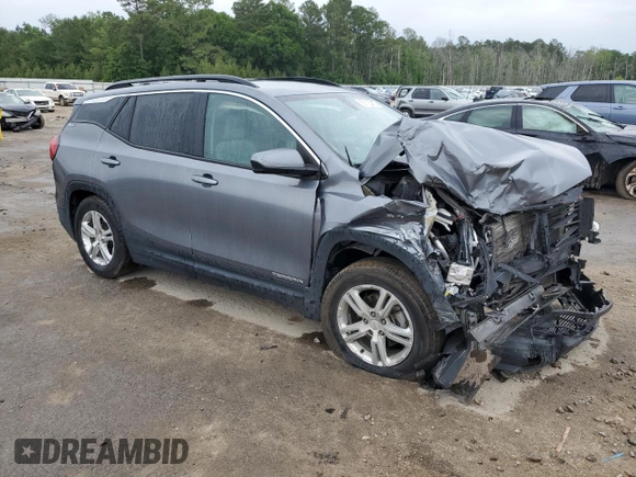 2019 GMC Terrain SLE with VIN 3GKALMEV0KL372519, listed as a Copart auction lot 56115415 with 199,591 mi miles and Salvage title. Bid and sale history available at DreamBid. Image 4.