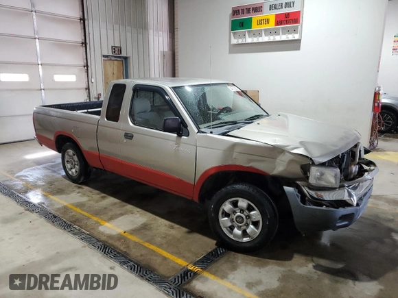 2000 Nissan Frontier XE with VIN 1N6DD26S8YC337811, listed as a Copart auction lot 54775915 with 129,427 mi miles and Salvage title. Bid and sale history available at DreamBid. Image 4.