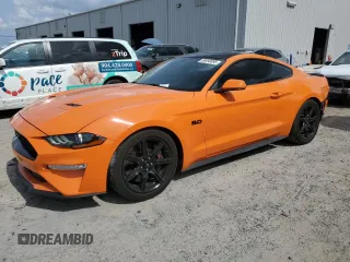 2020 Ford Mustang GT with VIN 1FA6P8CF5L5185048, listed as a Copart auction lot 59093095 with 67,485 mi miles and Salvage title. Bid and sale history available at DreamBid. Image 1.