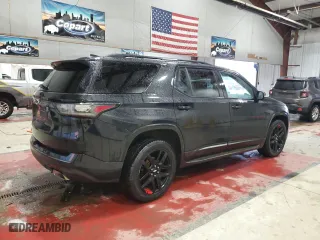 2019 Chevrolet Traverse Premier with VIN 1GNEVKKW3KJ174332, listed as a Copart auction lot 44147545 with 0 mi miles and Salvage Title. Bid and sale history available at carsss.com. Image 3.