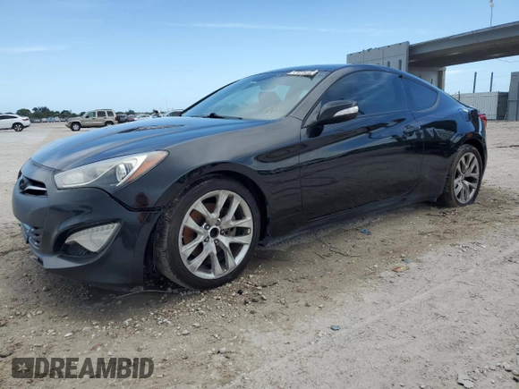 2013 Hyundai Genesis Coupe Track with VIN KMHHU6KJ2DU097275, listed as a Copart auction lot 53036495 with 259,808 mi miles and Clean title. Bid and sale history available at DreamBid. Image 1.