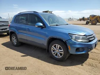2017 Volkswagen Tiguan S with VIN WVGBV7AXXHW512903, listed as a Copart auction lot 61095825 with 91,813 mi miles and Salvage title. Bid and sale history available at DreamBid. Image 4.