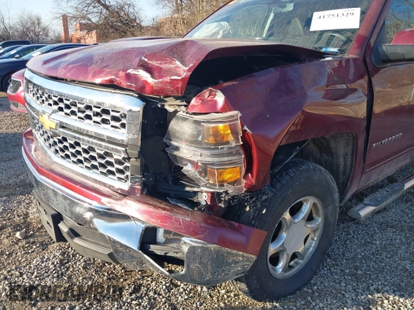 2015 Chevrolet Silverado 1500 LT with VIN 1GCRCREC2FZ354466, listed as a IAAI auction lot 41751329 with 134,690 mi miles. Bid and sale history available at carsss.com. Image 6.