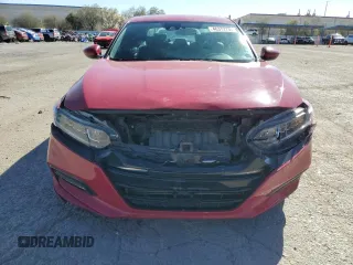 2018 Honda Accord Sedan Sport 1.5T with VIN 1HGCV1F39JA190240, listed as a Copart auction lot 46372735 with 148,929 mi miles and Salvage Title. Bid and sale history available at carsss.com. Image 5.
