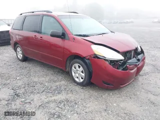 2010 Toyota Sienna CE with VIN 5TDKK4CCXAS318352, listed as a IAAI auction lot 41909416 with 228,041 mi miles. Bid and sale history available at carsss.com. Image 1.
