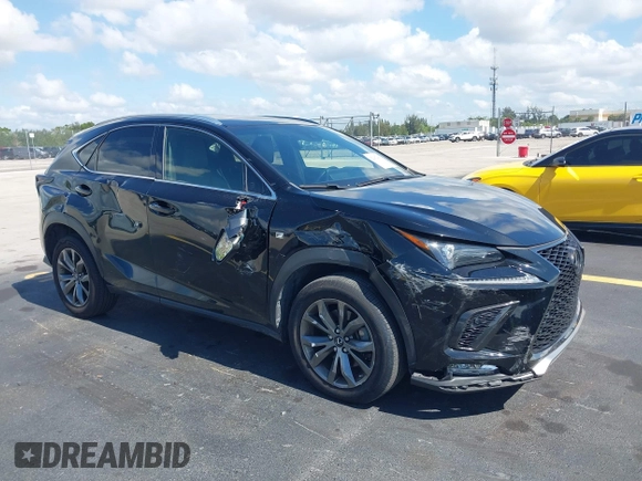 2020 Lexus NX 300 F Sport z VIN JTJSARBZ3L2177315, wystawiony jako IAAI lot #42297481 z przebiegiem 42 843 mil mil oraz . Historia ofert i sprzedaży dostępna na DreamBid. Obrazek 1.