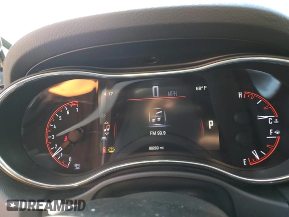 2015 Dodge Durango SXT with VIN 1C4RDJAG0FC114603, listed as a Copart auction lot 52016155 with 88,269 mi miles and Salvage Title. Bid and sale history available at DreamBid. Image 9.