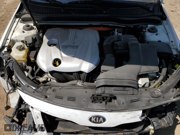 2013 Kia Optima Hybrid EX with VIN KNAGM4AD6D5039886, listed as a Copart auction lot 52507824 with 120,135 mi miles and Salvage Title. Bid and sale history available at carsss.com. Image 12.